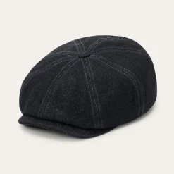 Best Stetson Denim Hatteras Cap Black Denim