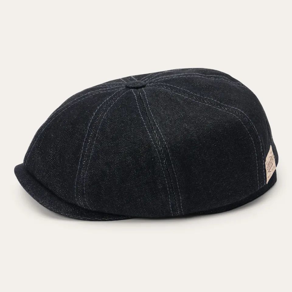 Best Stetson Denim Hatteras Cap Black Denim