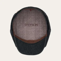 Best Stetson Denim Hatteras Cap Black Denim