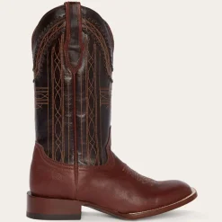 Stetson Denver Goat Hand Stitched Cowboy Boot Brown