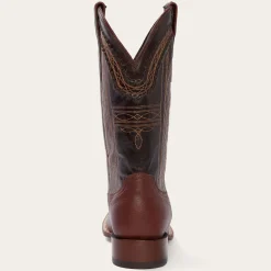 Stetson Denver Goat Hand Stitched Cowboy Boot Brown