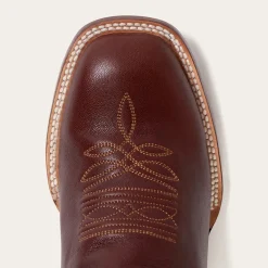 Stetson Denver Goat Hand Stitched Cowboy Boot Brown