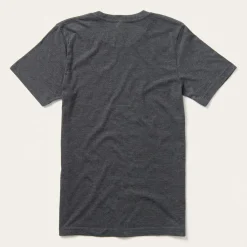 Best Stetson Distressed Graphic Tee Grey