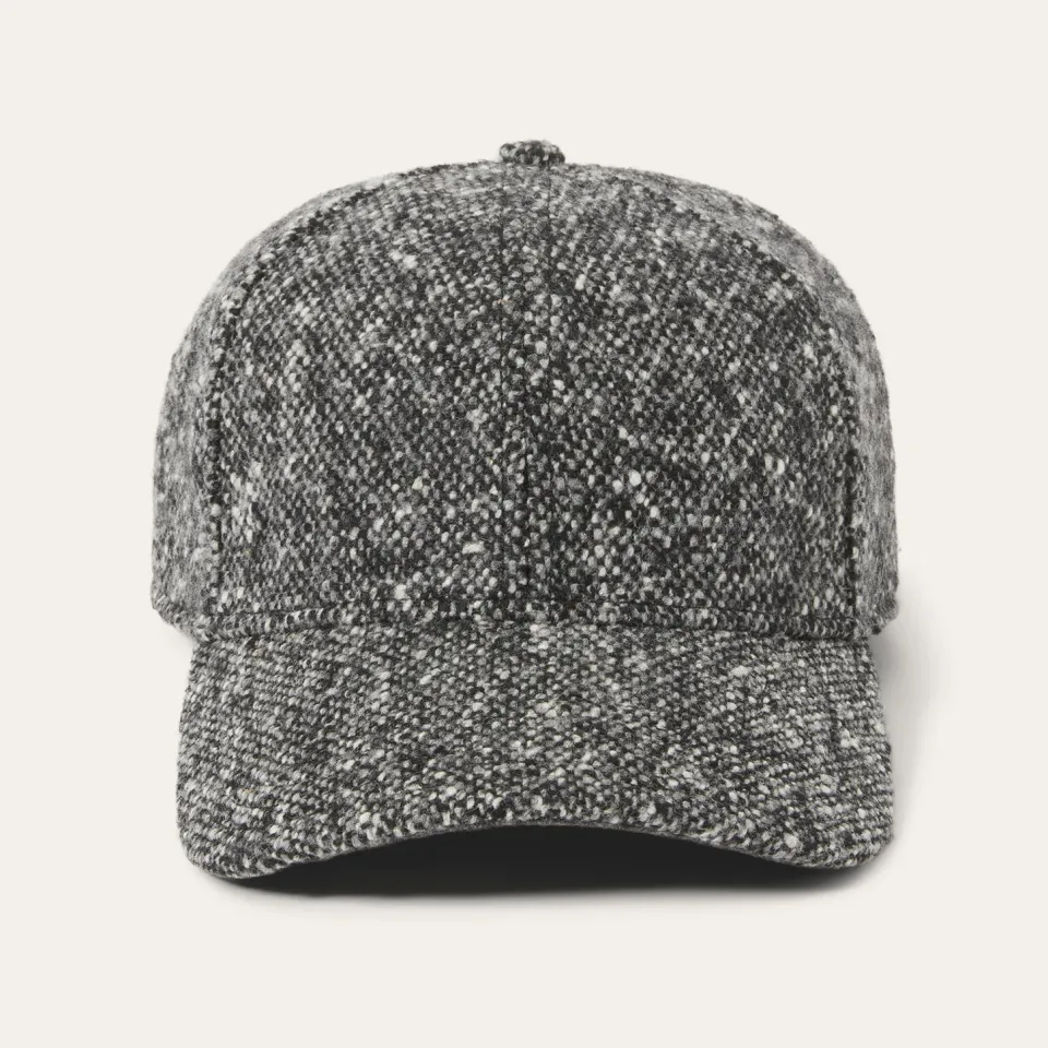 Outlet Stetson Donegal Wool Baseball Cap Anthracite Donegal