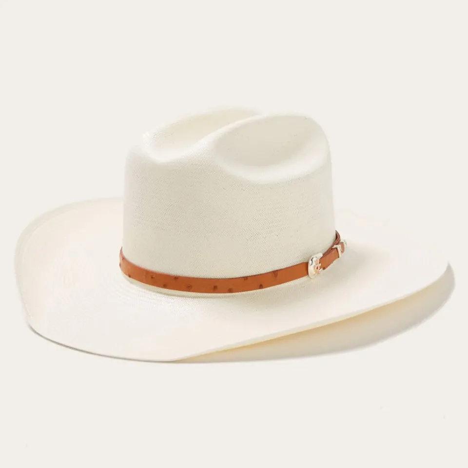 Clearance Stetson El Noble 500X Straw Cowboy Hat Natural