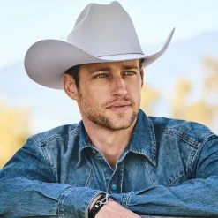 Clearance Stetson El Presidente 100X Premier Cowboy Hat Silverbelly