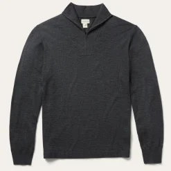 Discount Stetson Elbow Patch Knit Sweater in Grey