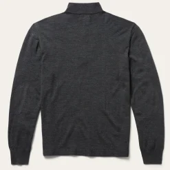 Discount Stetson Elbow Patch Knit Sweater in Grey