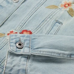 Discount Stetson Embroidered Denim Jacket Blue