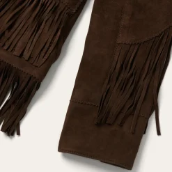 Best Stetson Fringe Suede Jacket Chocolate