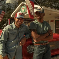 Outlet Stetson Gasoline Trucker Cap Caribbean Blue