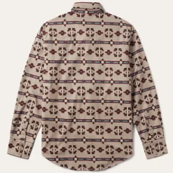 Online Stetson Gaucho Stripe Shirt Brown