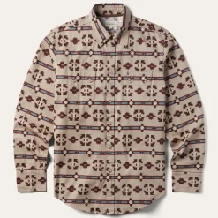 Discount Stetson Gaucho Stripe Shirt Brown