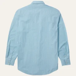 Outlet Stetson Geo Western Shirt Blue