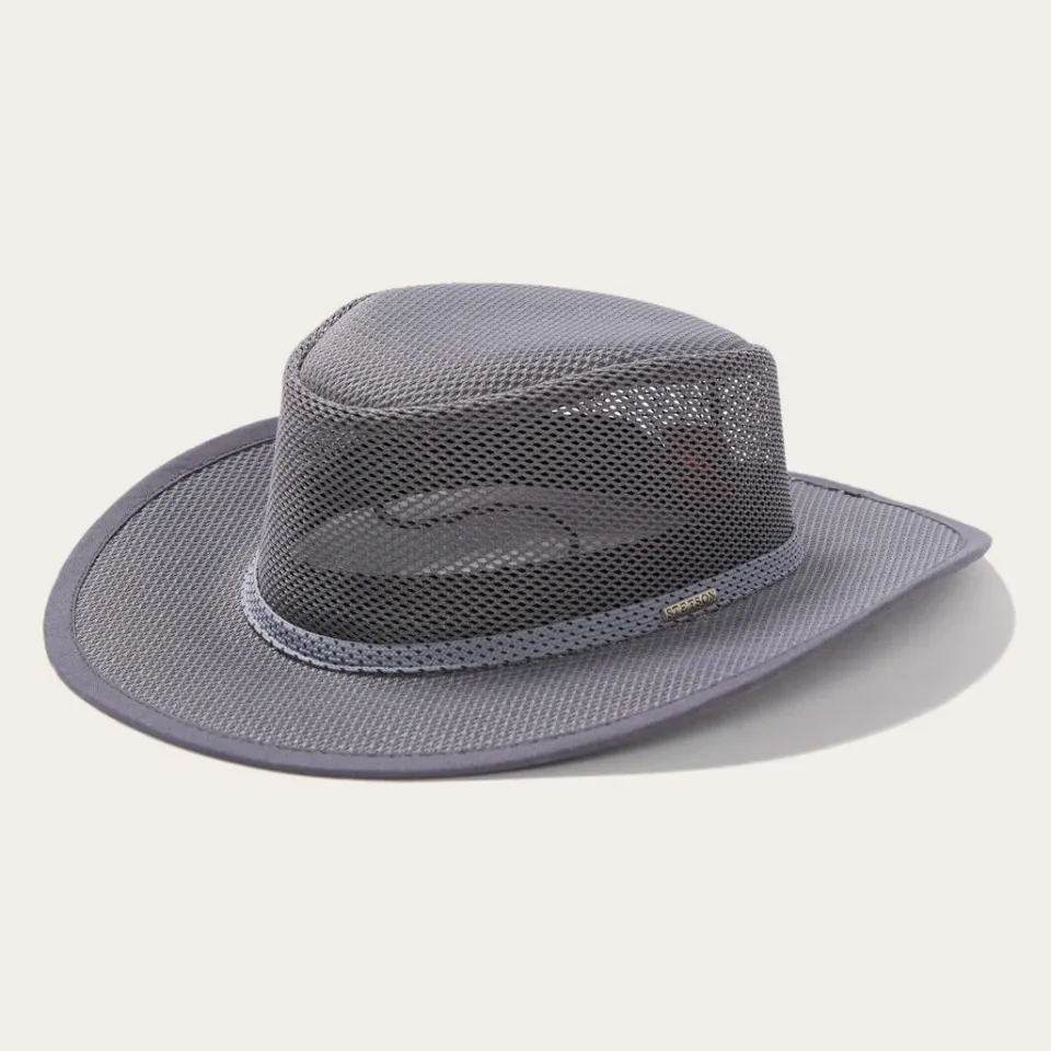 Stetson Grand Canyon Mesh Safari Hat Charcoal