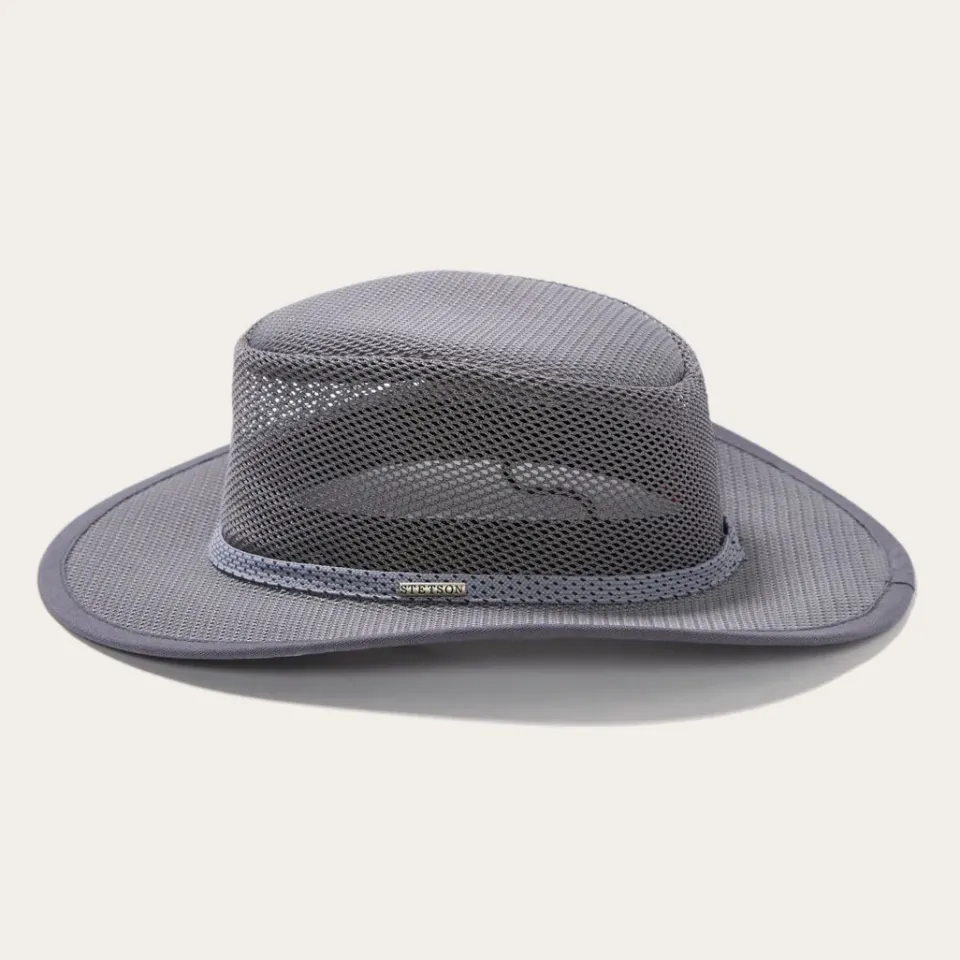 Stetson Grand Canyon Mesh Safari Hat Charcoal
