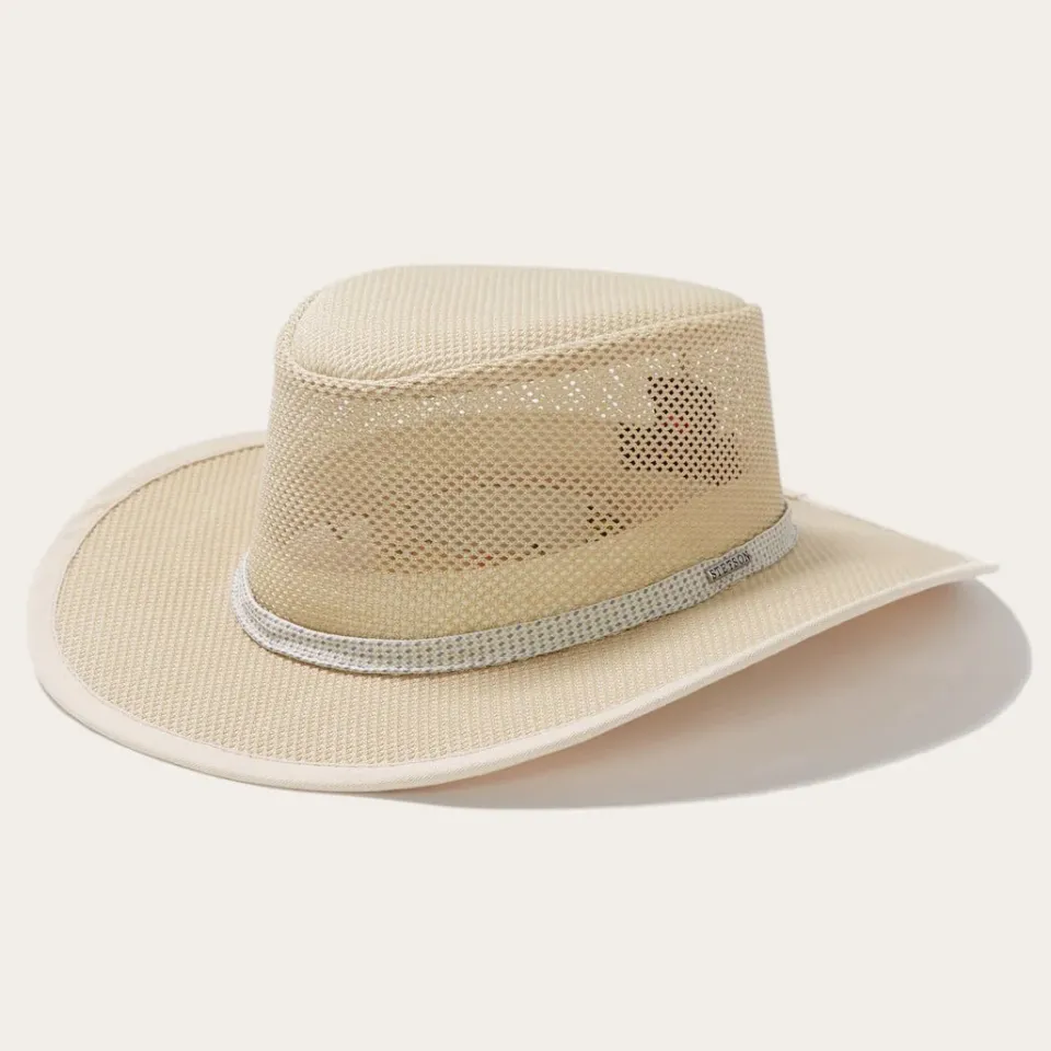 New Stetson Grand Canyon Mesh Safari Hat Natural