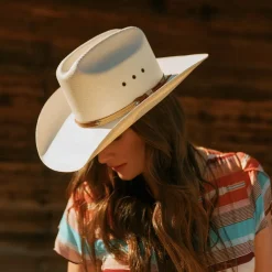 Clearance Stetson Grant 10X Straw Cowboy Hat Natural
