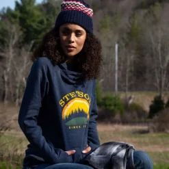 Stetson Great Outdoors Hooded Sweatshirt Blue