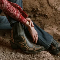 Outlet Stetson Greta Boots Black