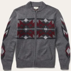 Stetson Aztec Cardigan Grey