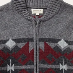 Stetson Aztec Cardigan Grey