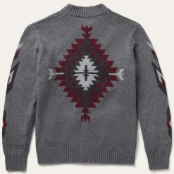 Online Stetson Aztec Cardigan Grey