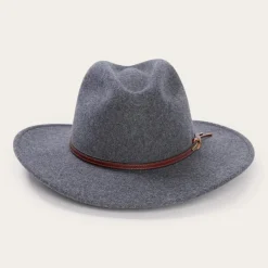 New Stetson Grey Bull Outdoor Hat Grey Mix