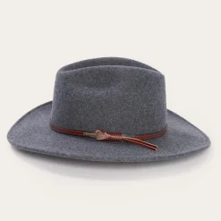 Outlet Stetson Grey Bull Outdoor Hat Grey Mix