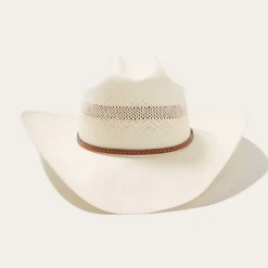 Hot Stetson Griffin 100X Straw Cowboy Hat Natural