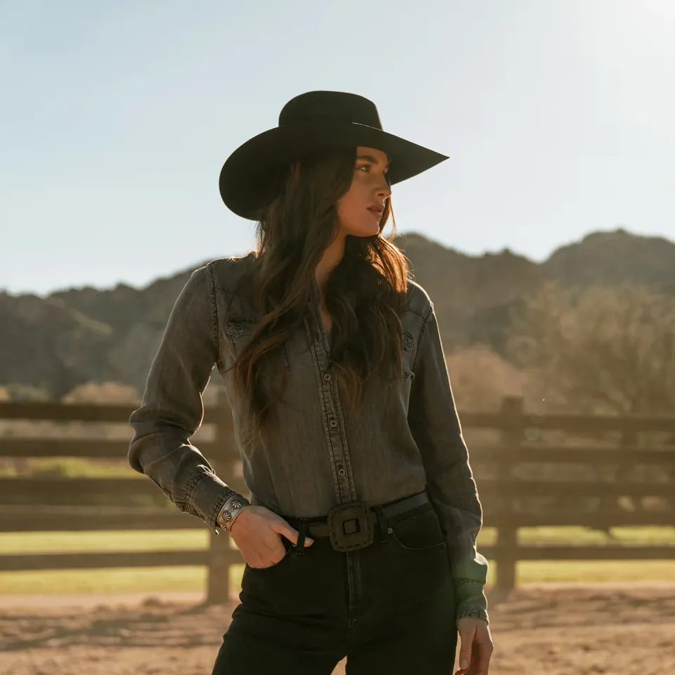 Clearance Stetson Gus 6X Cowboy Hat Black
