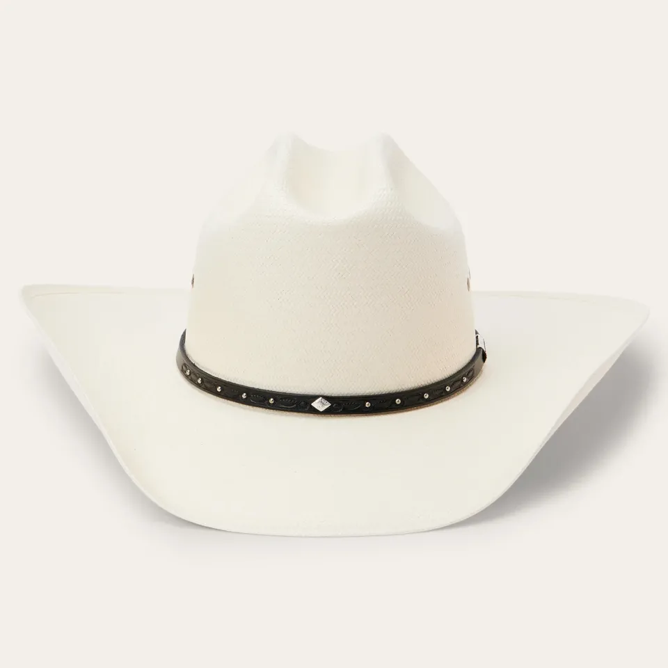 Sale Stetson Hagerman 10X Straw Cowboy Hat Natural