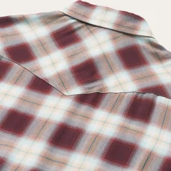 Online Stetson Harvest Plaid Blouse Brown