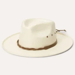 Best Stetson Helena Straw Fedora Natural