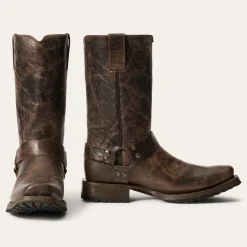 Clearance Stetson Heritage Harness Boots Brown