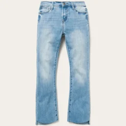Outlet Stetson High Waist Flare Crop Jean Blue
