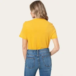 Outlet Stetson Hold Your Horses Graphic Tee Yellow