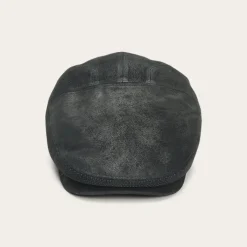 Clearance Stetson Hood Weathered Leather Ivy Cap Black
