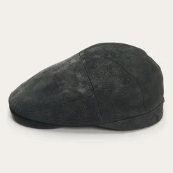 Clearance Stetson Hood Weathered Leather Ivy Cap Black