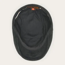 Clearance Stetson Hood Weathered Leather Ivy Cap Black