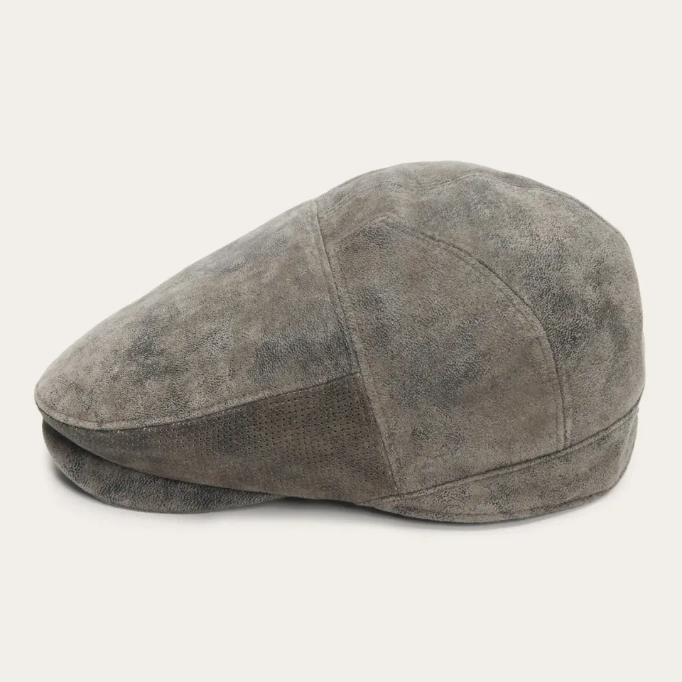 Best Stetson Hood Weathered Leather Ivy Cap Chocolate