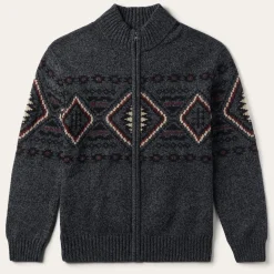 Best Stetson Horizontal Aztec Cardigan Grey