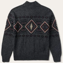 Best Stetson Horizontal Aztec Cardigan Grey