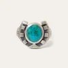 Best Stetson Horseshoe Ring with Turquoise