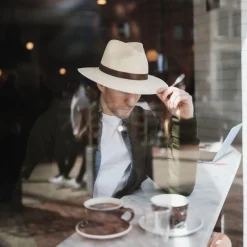 Stetson Ibarra Panama Fedora Bleach