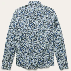 Hot Stetson Indigo Tapestry Print Shirt Blue