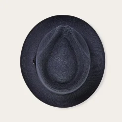 Clearance Stetson Inwood Hemp Fedora Navy