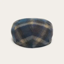 Discount Stetson Ivy Virgin Wool Cap Blue Beige Check