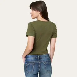 Outlet Stetson Jane B. Rope Tee Brown