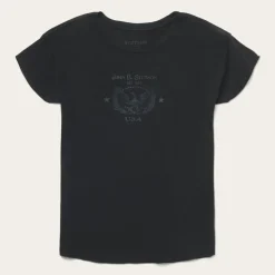 Outlet Stetson John B. Eagle Graphic Tee Black